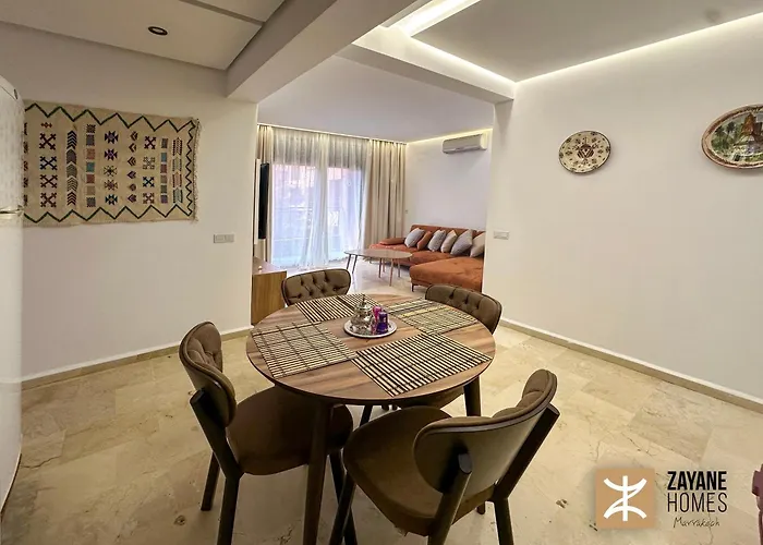 Premium Hivernage Amazigh 2Br Flat - Zayane Homes