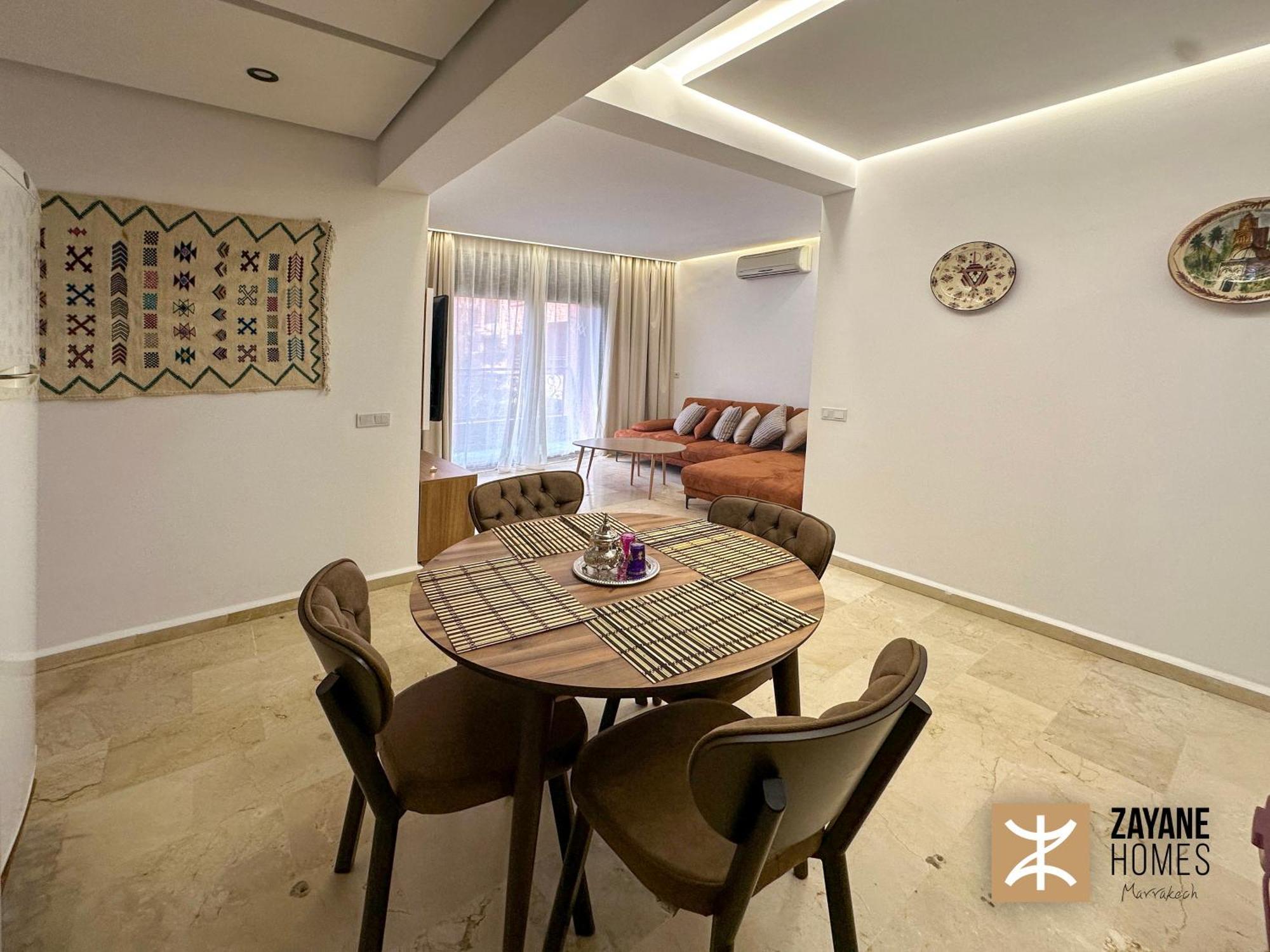 Premium Hivernage Amazigh 2br Flat - Zayane Homes Marrakesch