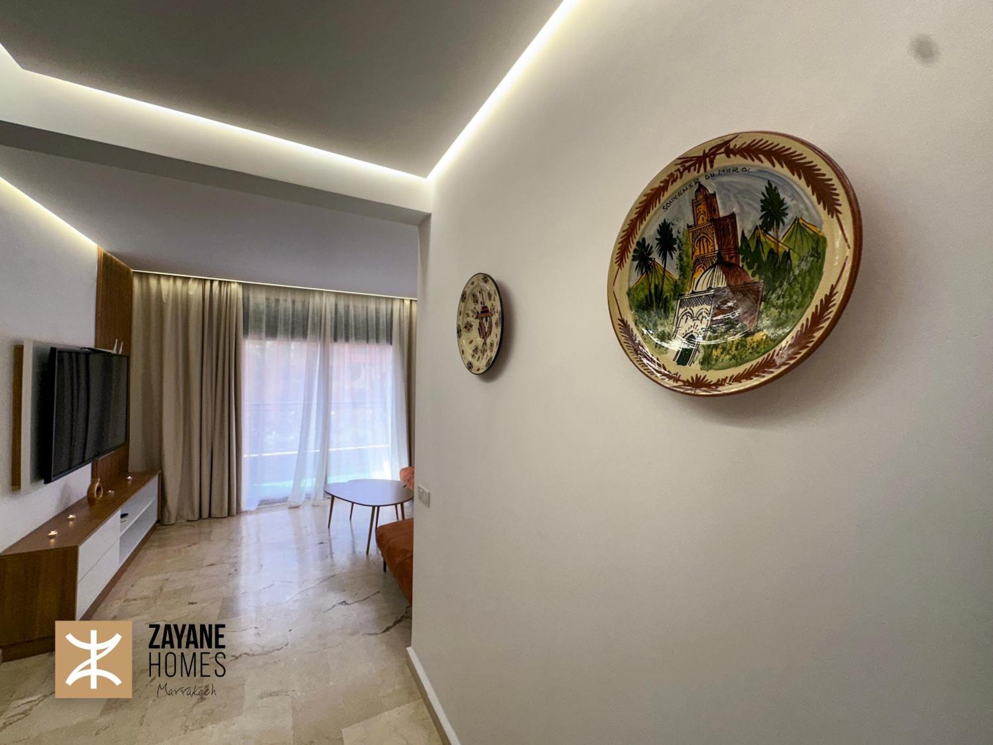 Premium Hivernage Amazigh 2br Flat - Zayane Homes * Marrakesch